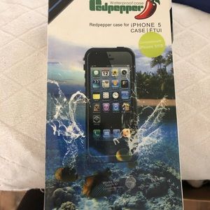 🔥🌶Red pepper IPhone5 waterproof case🌶🔥